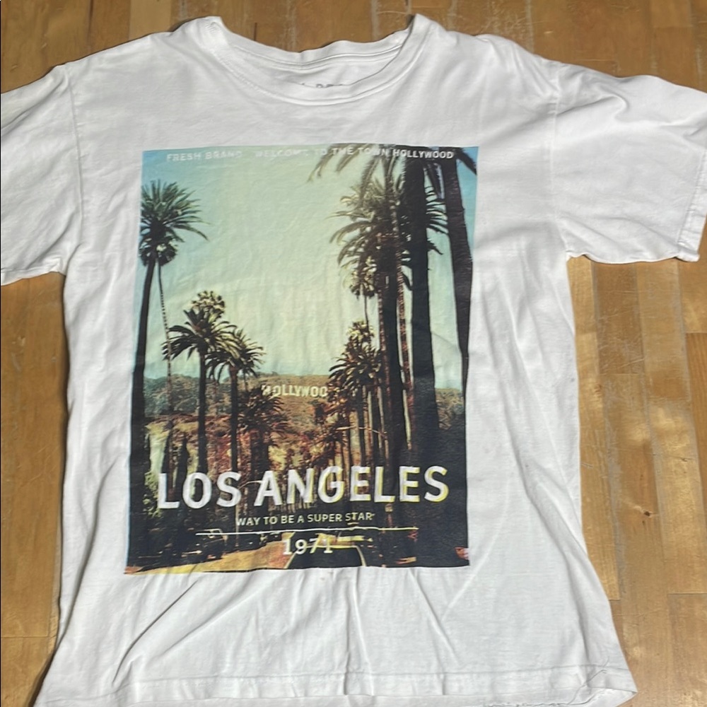 Fresh Brand Los Angeles Graphic White T-Shirt